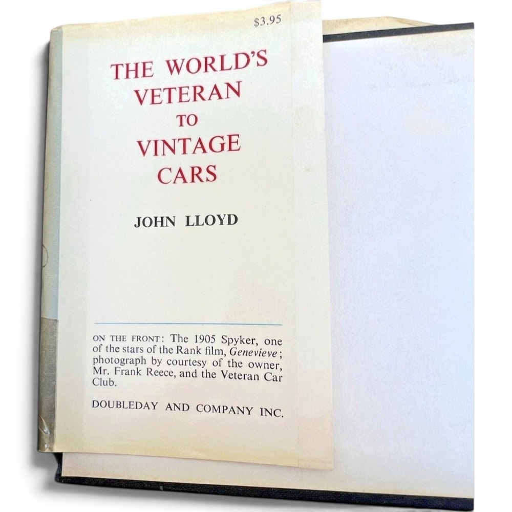Book The Worlds Veteran to Vintage Cars Doubleday Hardcover 1960s Classic Decor - Picture 5 of 10
